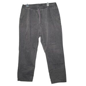Vans Range Elastic Loose Tapered Fit Pants X-Large Gray Cotton Blend Casual Mens